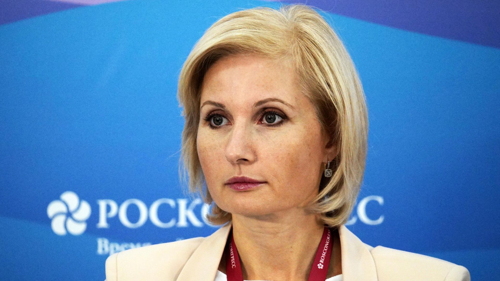 Первый заместитель министра труда и социальной защиты Российской Федерации Ольга Баталина на ВЭФ-2022 Первый заместитель министра труда и социальной защиты Российской Федерации Ольга Баталина на ВЭФ-2022 - РИА Новости, 1920, 05.09.2022