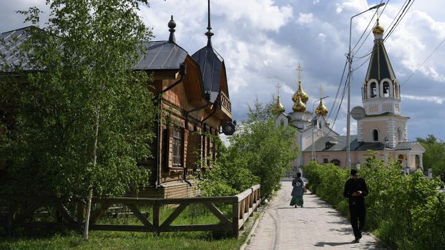Квартал Старый город в Якутске Квартал Старый город в Якутске