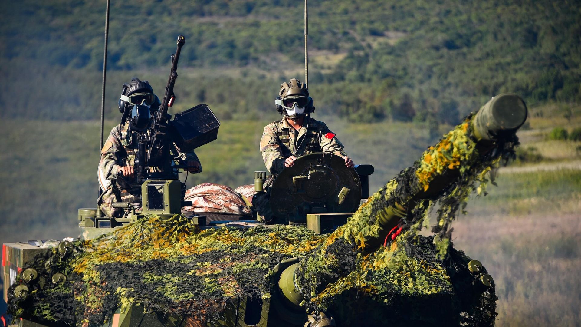 Военнослужащие армии КНР на стратегических командно-штабных учениях Восток-2022 Военнослужащие армии КНР на стратегических командно-штабных учениях Восток-2022 - РИА Новости, 1920, 16.09.2022
