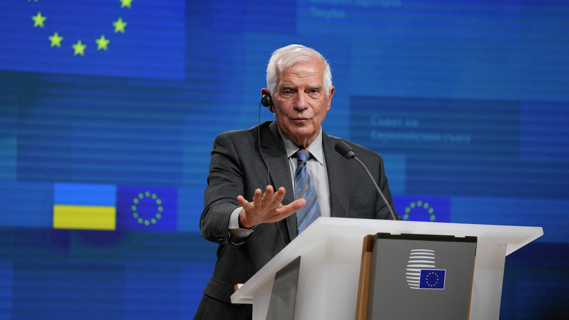 Верховный представитель Евросоюза по иностранным делам и политике безопасности Жозеп Боррель Верховный представитель Евросоюза по иностранным делам и политике безопасности Жозеп Боррель - РИА Новости, 1920, 13.10.2022