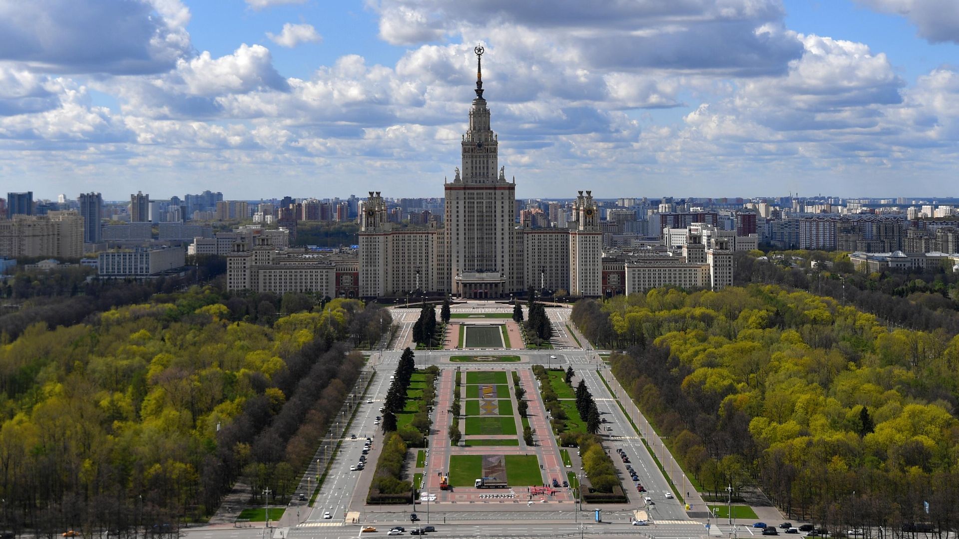Здание Московского государственного университета имени М. В. Ломоносова - РИА Новости, 1920, 11.04.2024