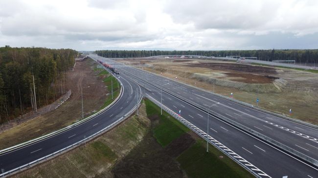 Открытие движения по участку новой скоростной трассы М-12 Москва-Казань