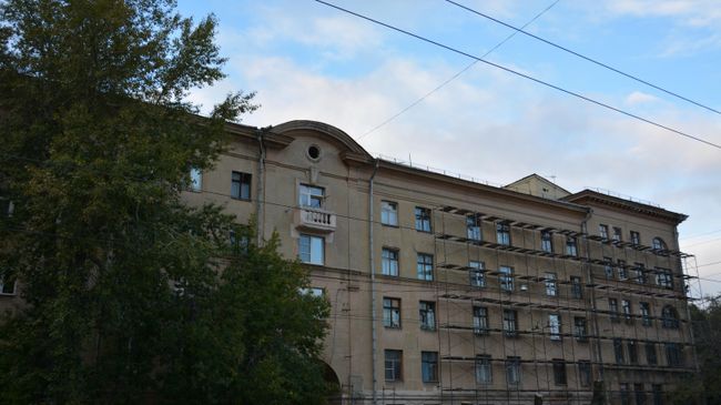Дом 1934 года постройки в московском районе Лефортово (1-й Краснокурсантский проезд, 3/5, корпус 11)