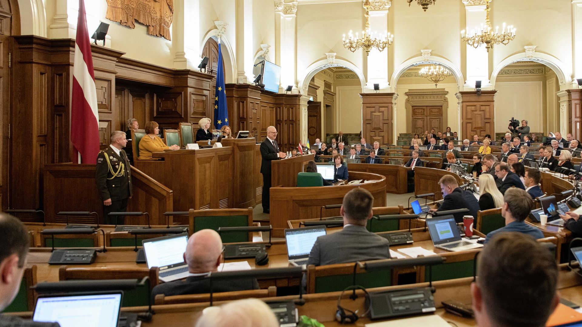 Заседание сейма Латвии, 8 сентября 2022 Заседание сейма Латвии, 8 сентября 2022 - РИА Новости, 1920, 10.09.2022