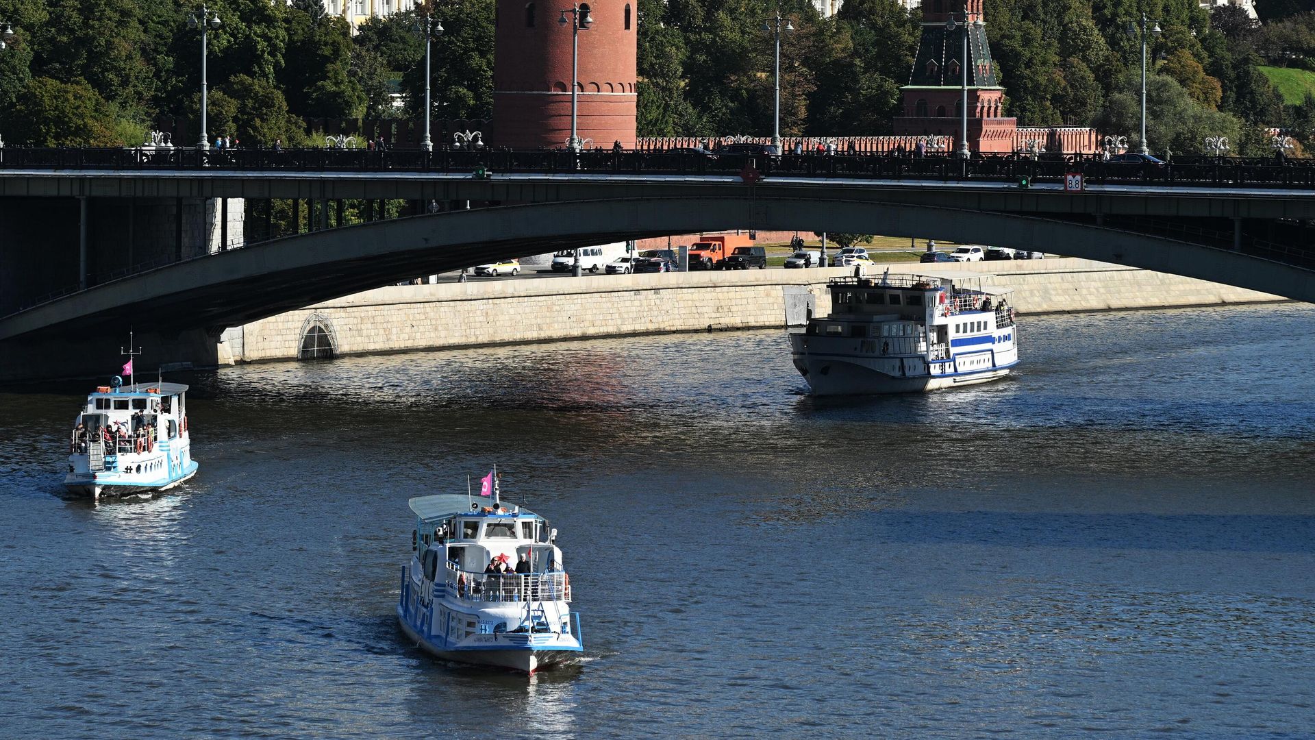 Традиционный парад судов, приуроченный ко Дню города, на Москве-реке Традиционный парад судов, приуроченный ко Дню города, на Москве-реке - РИА Новости, 1920, 04.09.2023