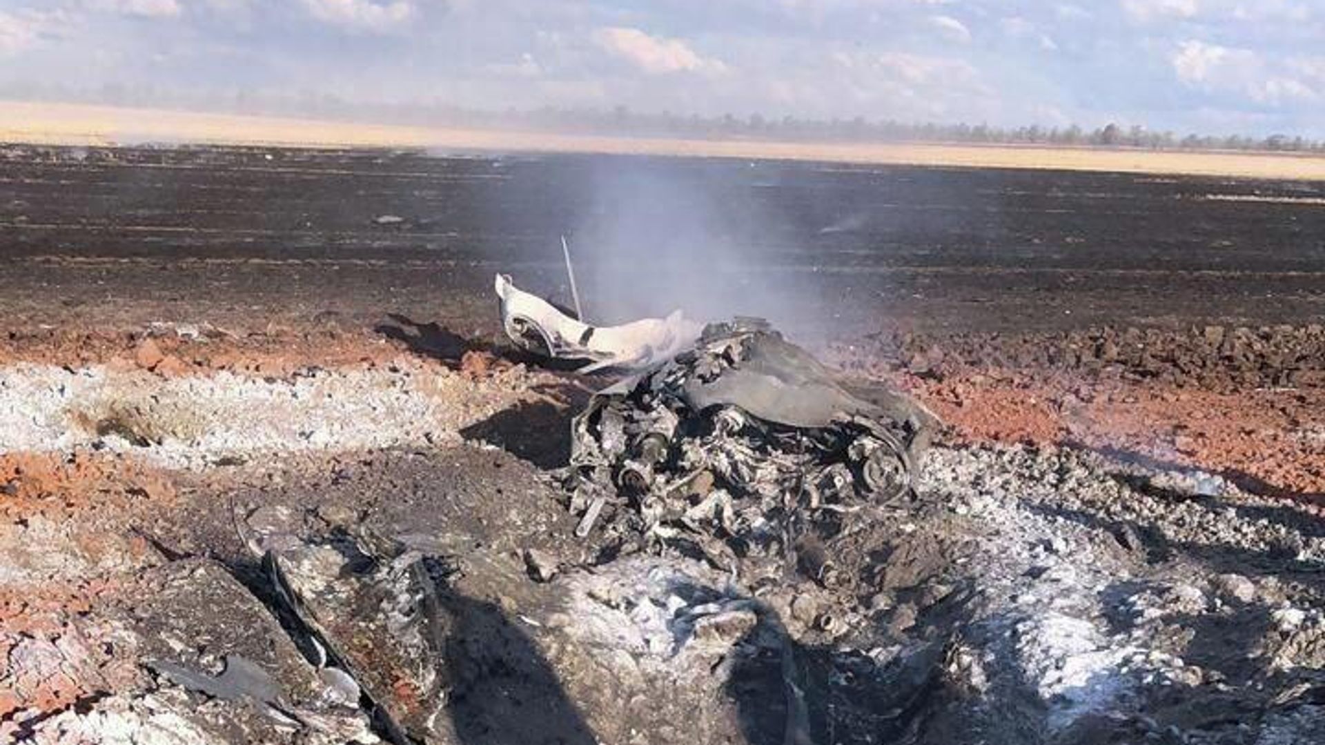 На месте падения неизвестного летательного аппарата в Ставропольском крае - РИА Новости, 1920, 14.09.2022