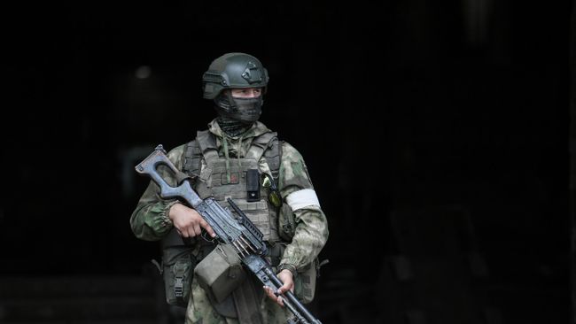 Российский военнослужащий