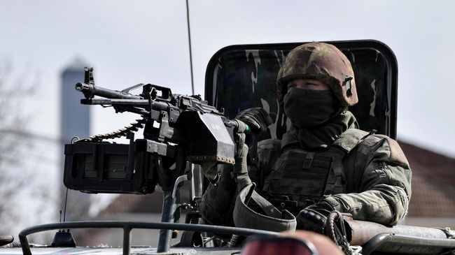 Военнослужащие Росгвардии в Херсонской области