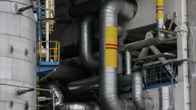 Технологические трубопроводы холодного блока установки газоразделения второй технологической линии Амурского ГПЗ