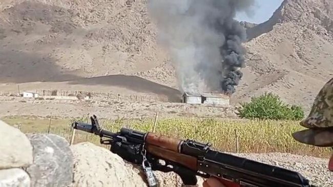 Обстрел со стороны таджикских военных