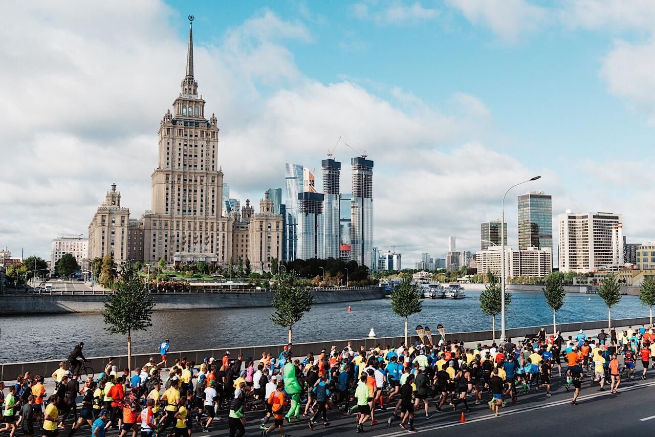 Участники Московского марафона Участники Московского марафона - РИА Новости, 1920, 16.09.2022