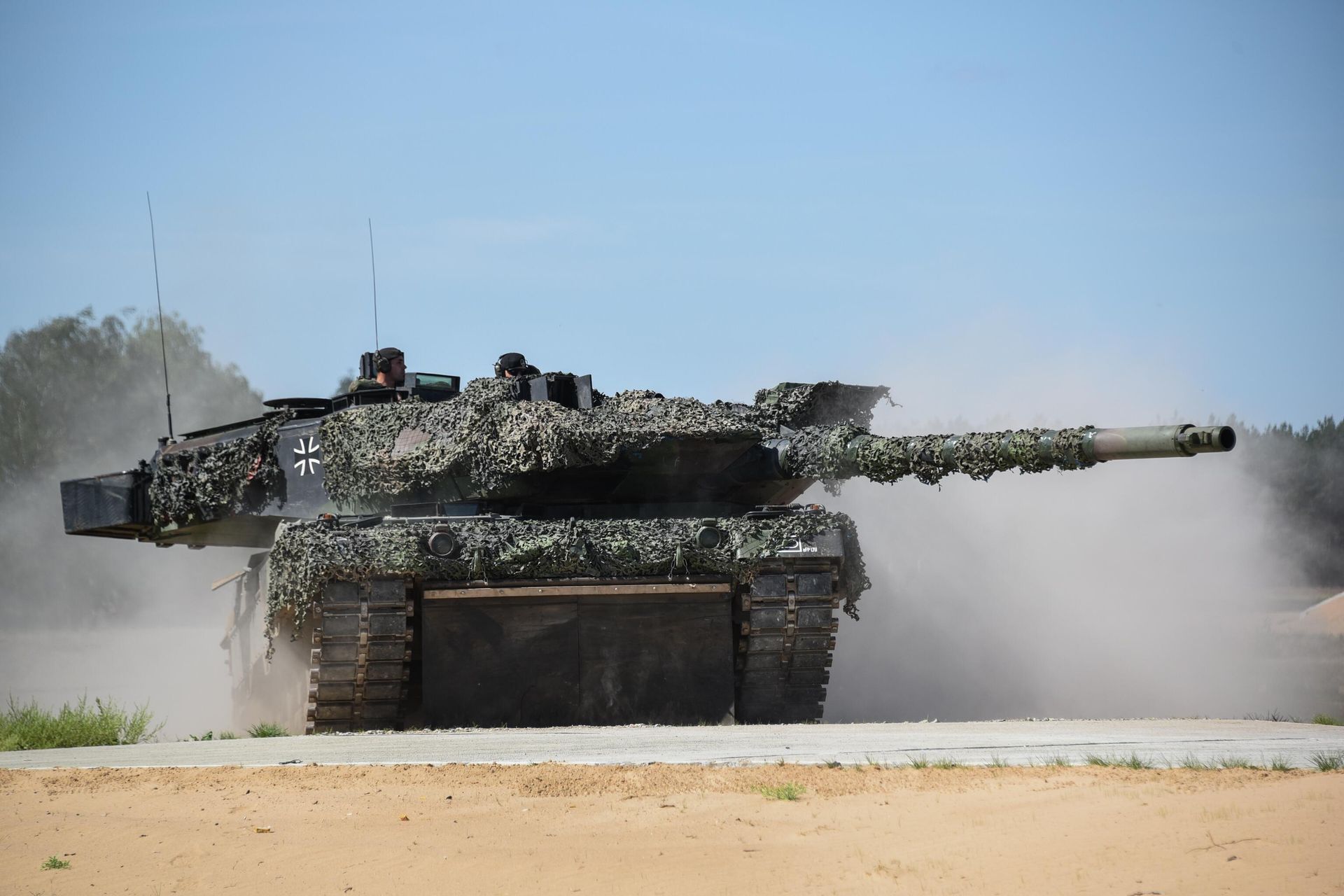 Немецкий основной боевой танк Leopard 2 - РИА Новости, 1920, 09.01.2023