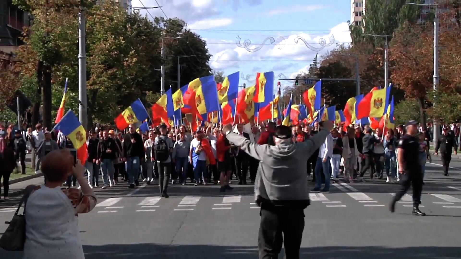 Жители Молдавии протестуют против роста цен Жители Молдавии протестуют против роста цен - РИА Новости, 1920, 19.09.2022