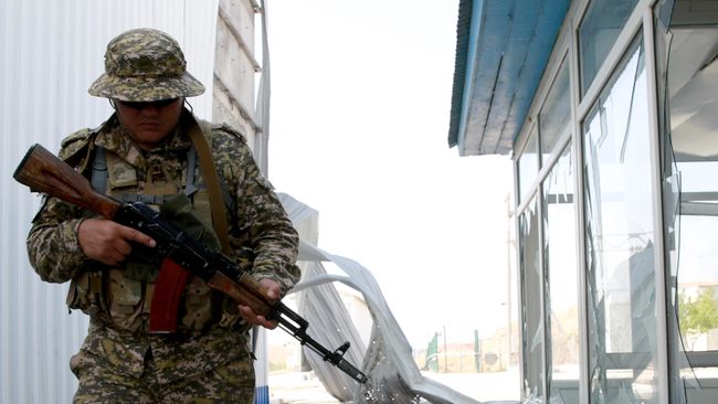 Военнослужащий ВС Киргизии