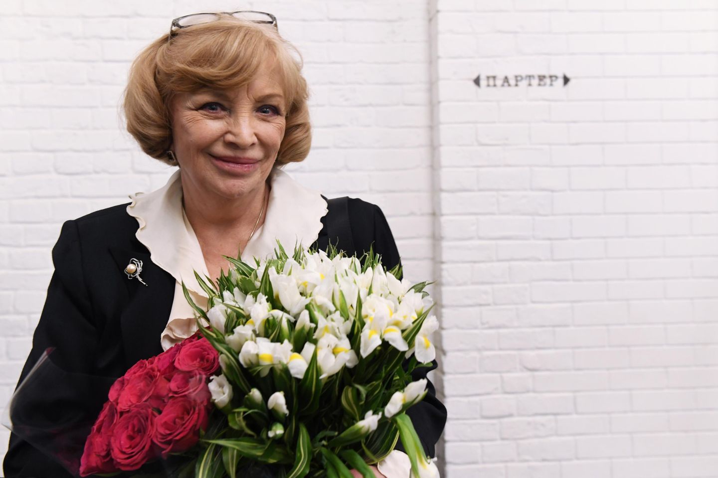 Актриса Ольга Остроумова на вечере памяти Валентина Гафта в театре Современник в Москве Актриса Ольга Остроумова на вечере памяти Валентина Гафта в театре Современник в Москве