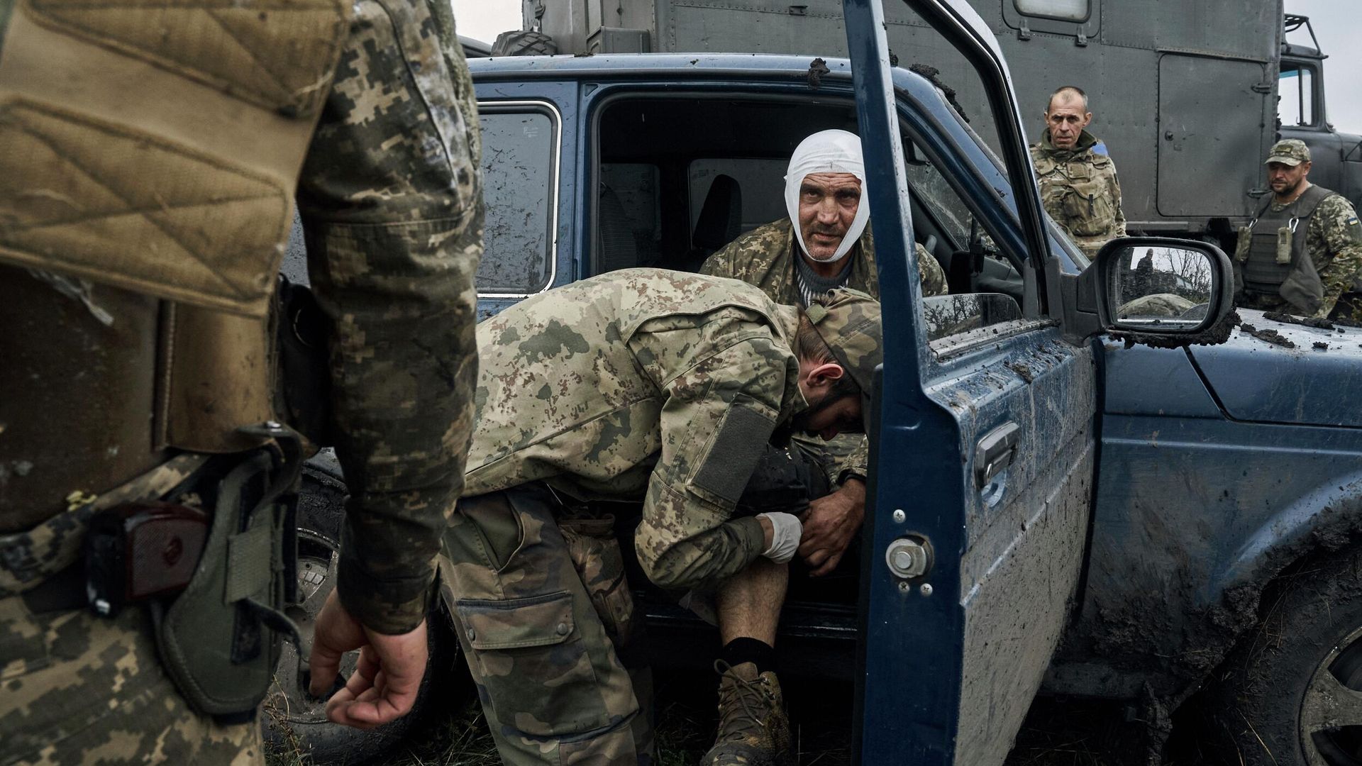 Раненые украинские военнослужащие Раненые украинские военнослужащие - РИА Новости, 1920, 13.01.2024