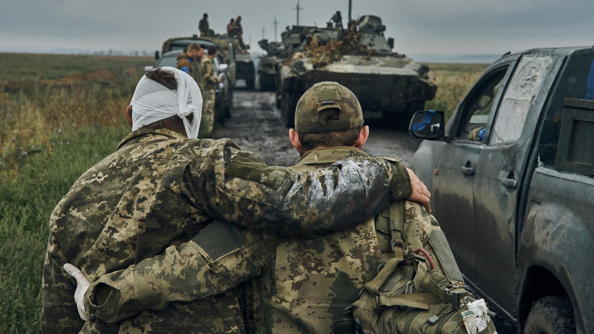 Раненые украинские военнослужащие Раненые украинские военнослужащие - РИА Новости, 1920, 30.11.2022