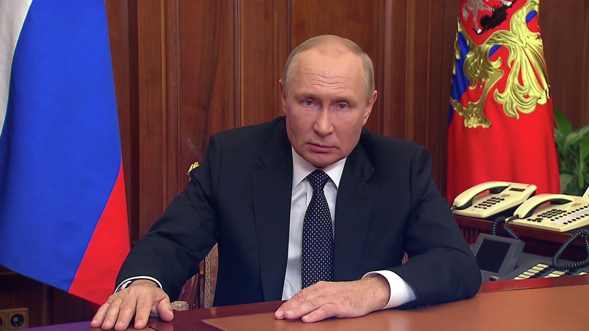 Путин объявил о частичной мобилизации Путин объявил о частичной мобилизации - РИА Новости, 1920, 21.09.2022