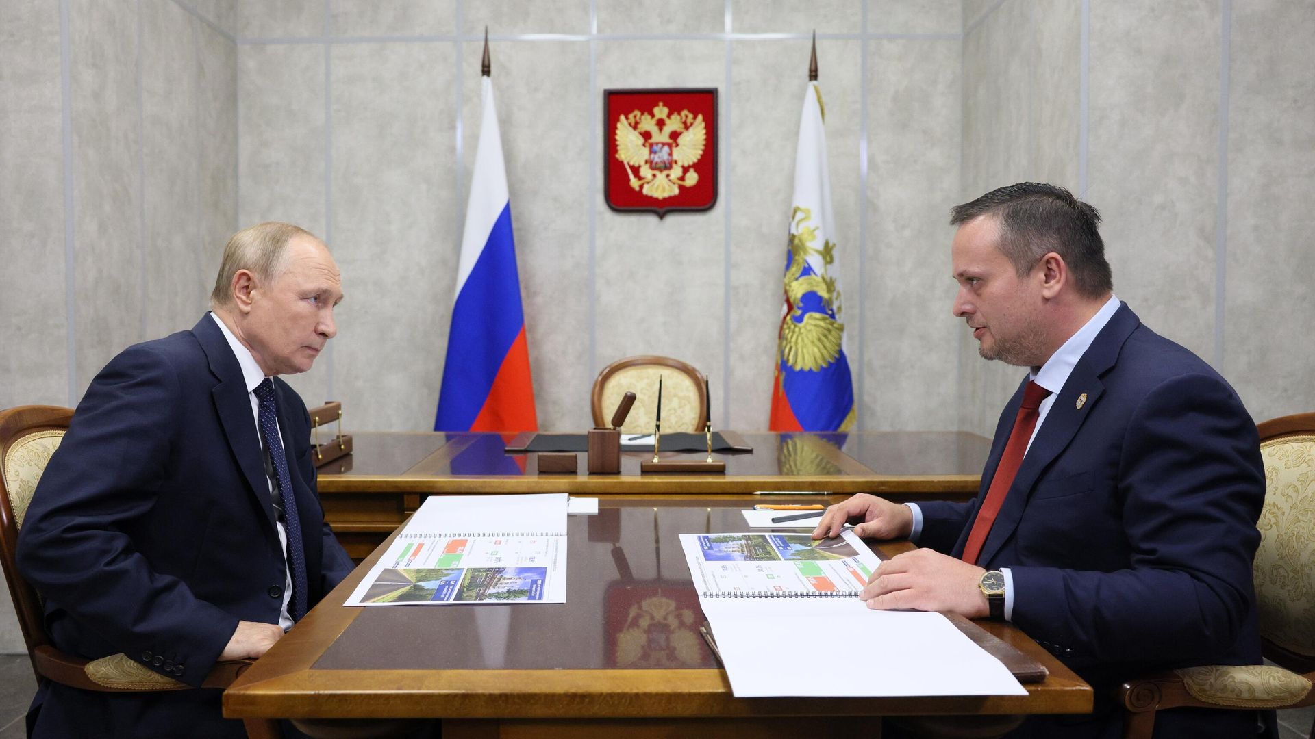 Рабочая поездка президента РФ В.Путина в Новгородскую область - РИА Новости, 1920, 21.09.2022