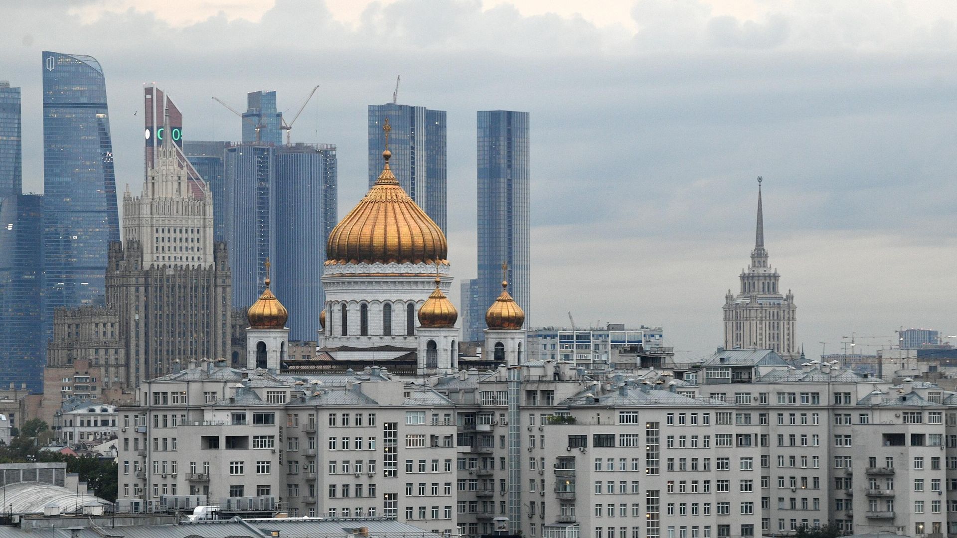 Вид на Храм Христа Спасителя в Москве Вид на Храм Христа Спасителя в Москве - РИА Новости, 1920, 30.10.2022