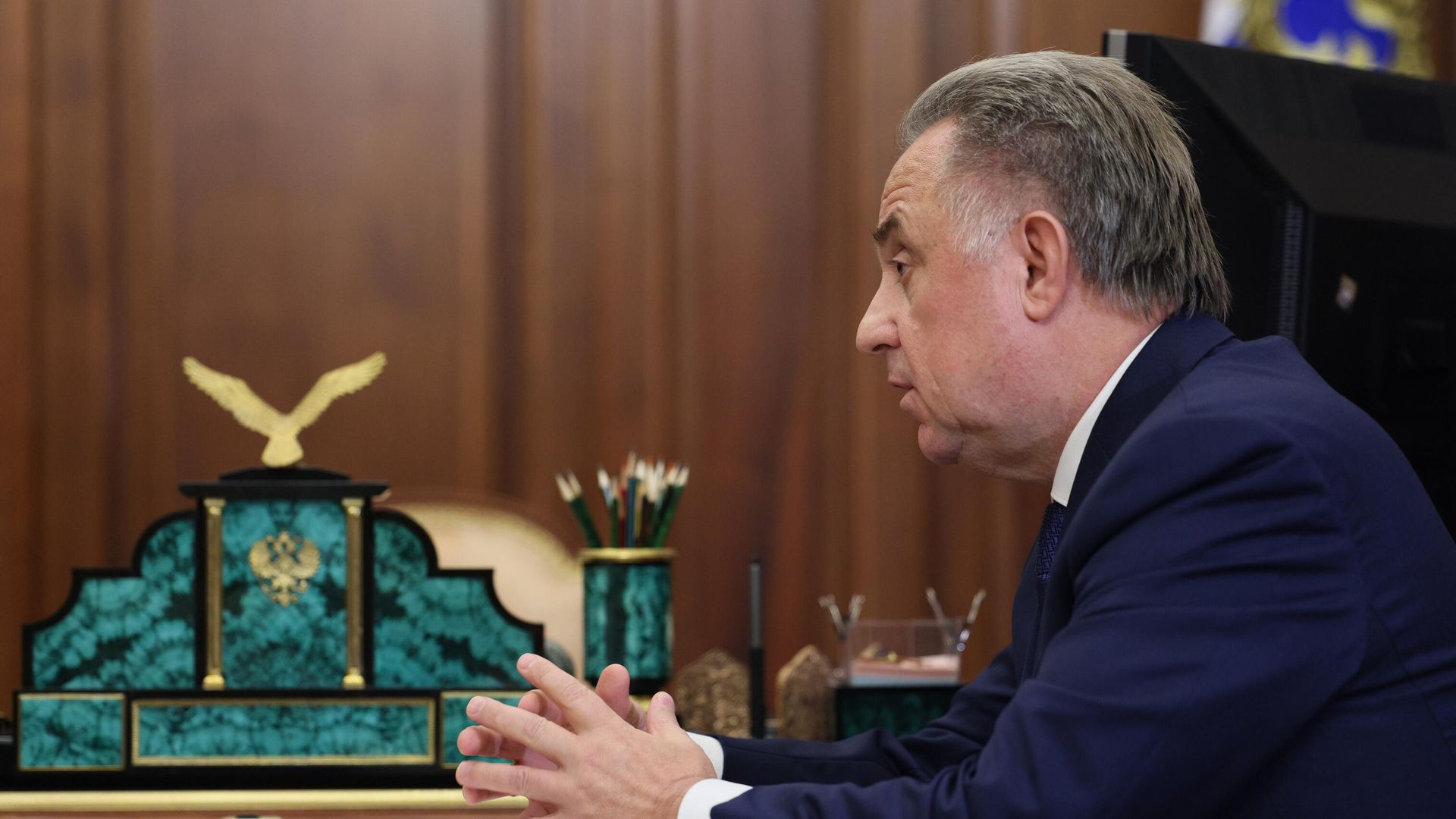 Президент РФ В. Путин встретился с главой ДОМ.РФ В. Мутко Президент РФ В. Путин встретился с главой ДОМ.РФ В. Мутко - РИА Новости, 1920, 22.09.2022