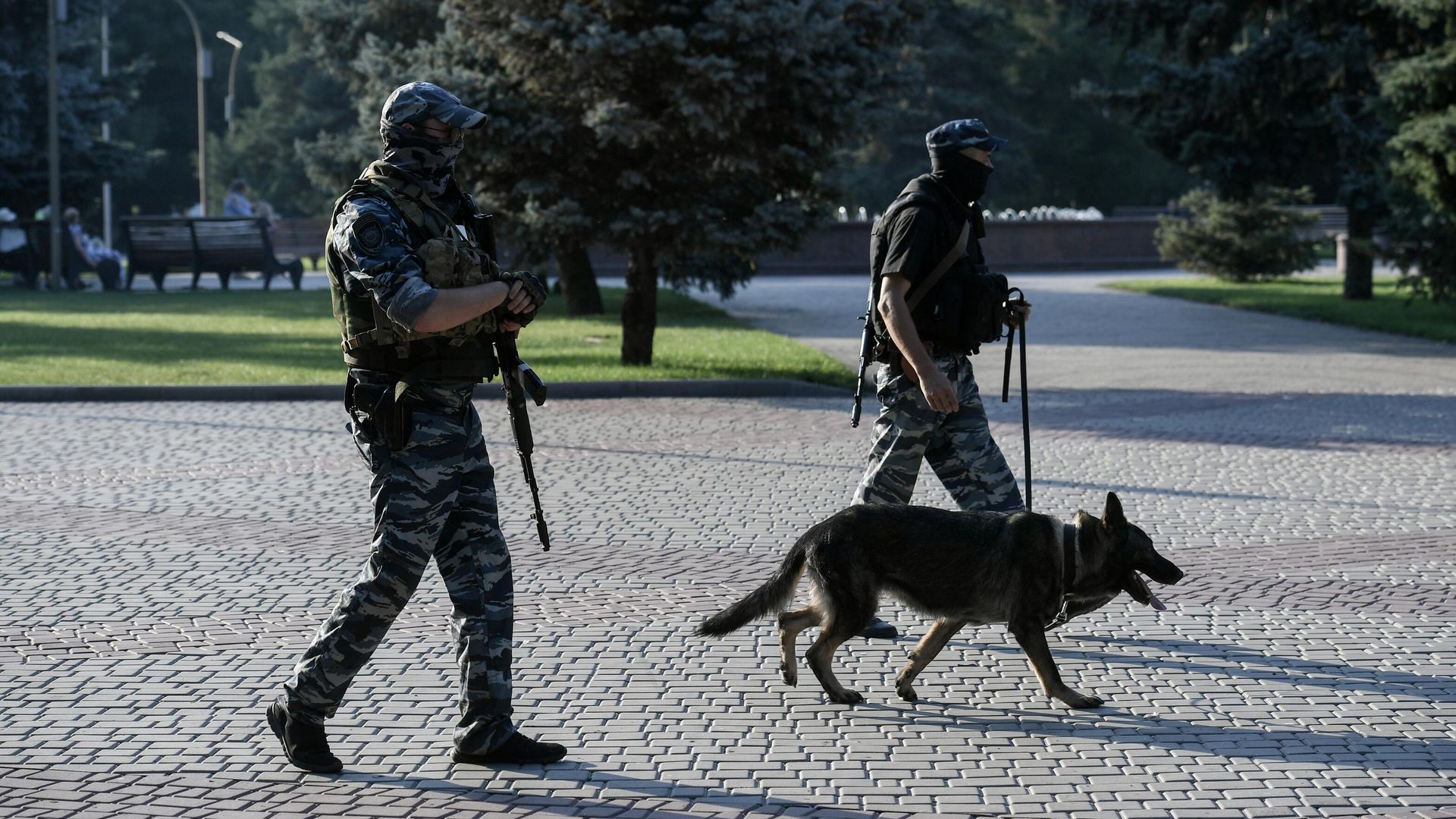 Сотрудники полиции в Мелитополе Сотрудники полиции в Мелитополе - РИА Новости, 1920, 23.09.2022