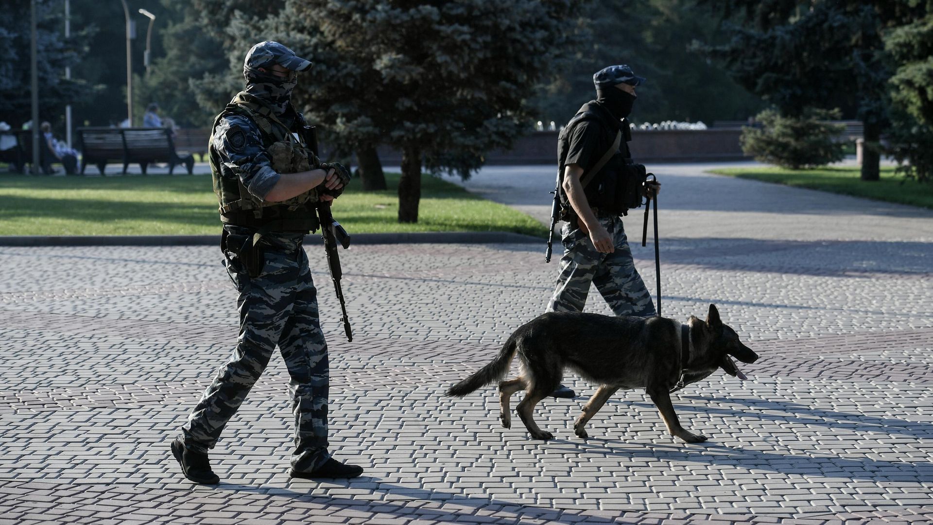 Сотрудники полиции в Мелитополе Сотрудники полиции в Мелитополе - РИА Новости, 1920, 25.09.2022
