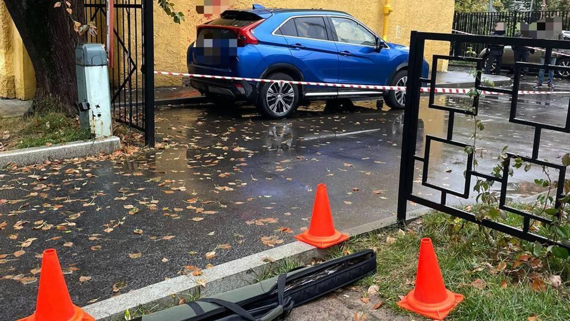 На месте обнаружения тел мужчины и женщины на западе Москвы На месте обнаружения тел мужчины и женщины на западе Москвы - РИА Новости, 1920, 25.09.2022