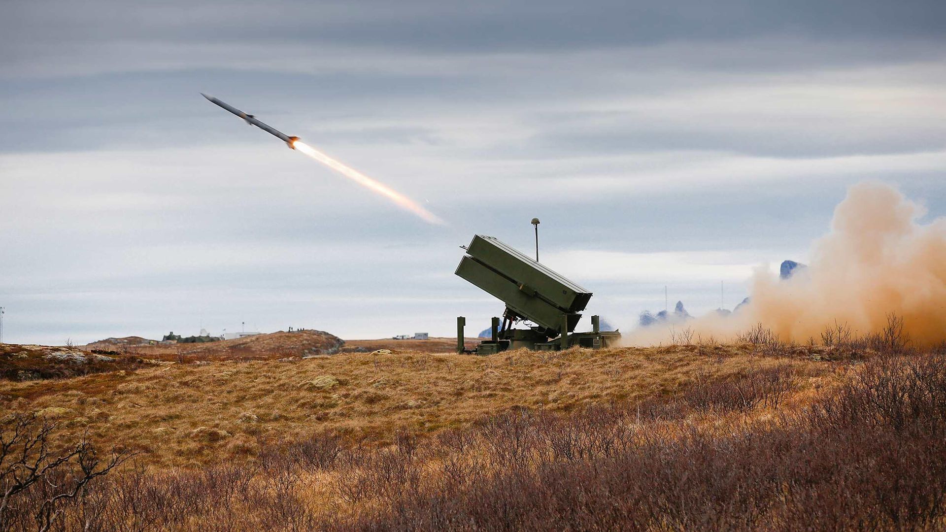 Передвижной норвежский зенитный ракетный комплекс NASAMS Передвижной норвежский зенитный ракетный комплекс NASAMS - РИА Новости, 1920, 18.10.2022
