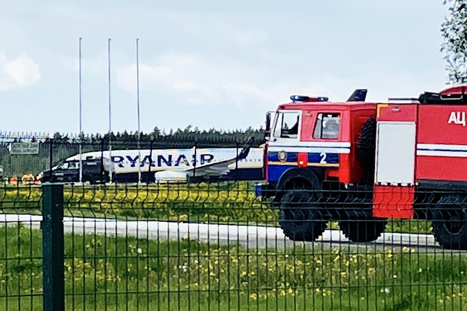 Самолет авиакомпании Ryanair в аэропорту Минска Самолет авиакомпании Ryanair в аэропорту Минска - РИА Новости, 1920, 26.09.2022