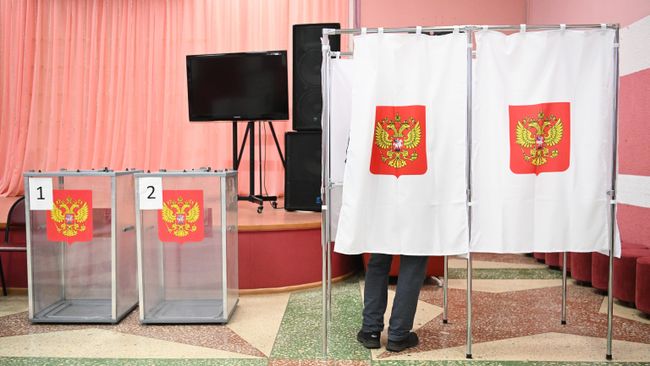 Избирательный участок в Твери