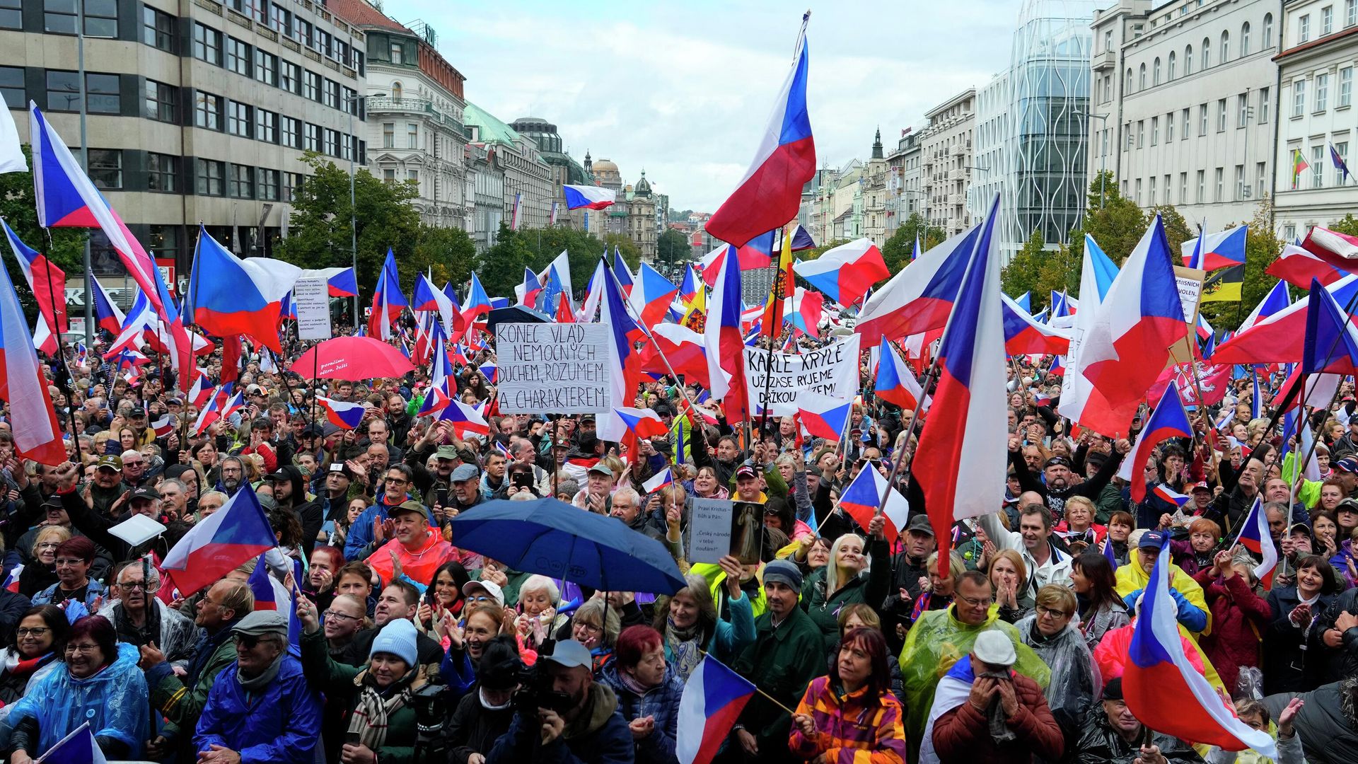 Митинг в Праге Митинг в Праге - РИА Новости, 1920, 12.10.2022