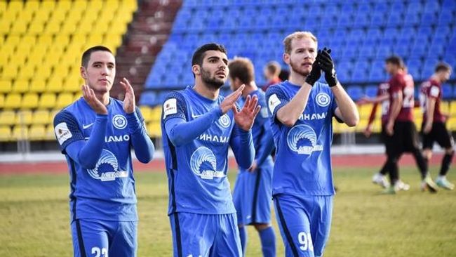 Футболисты владивостокского Динамо 