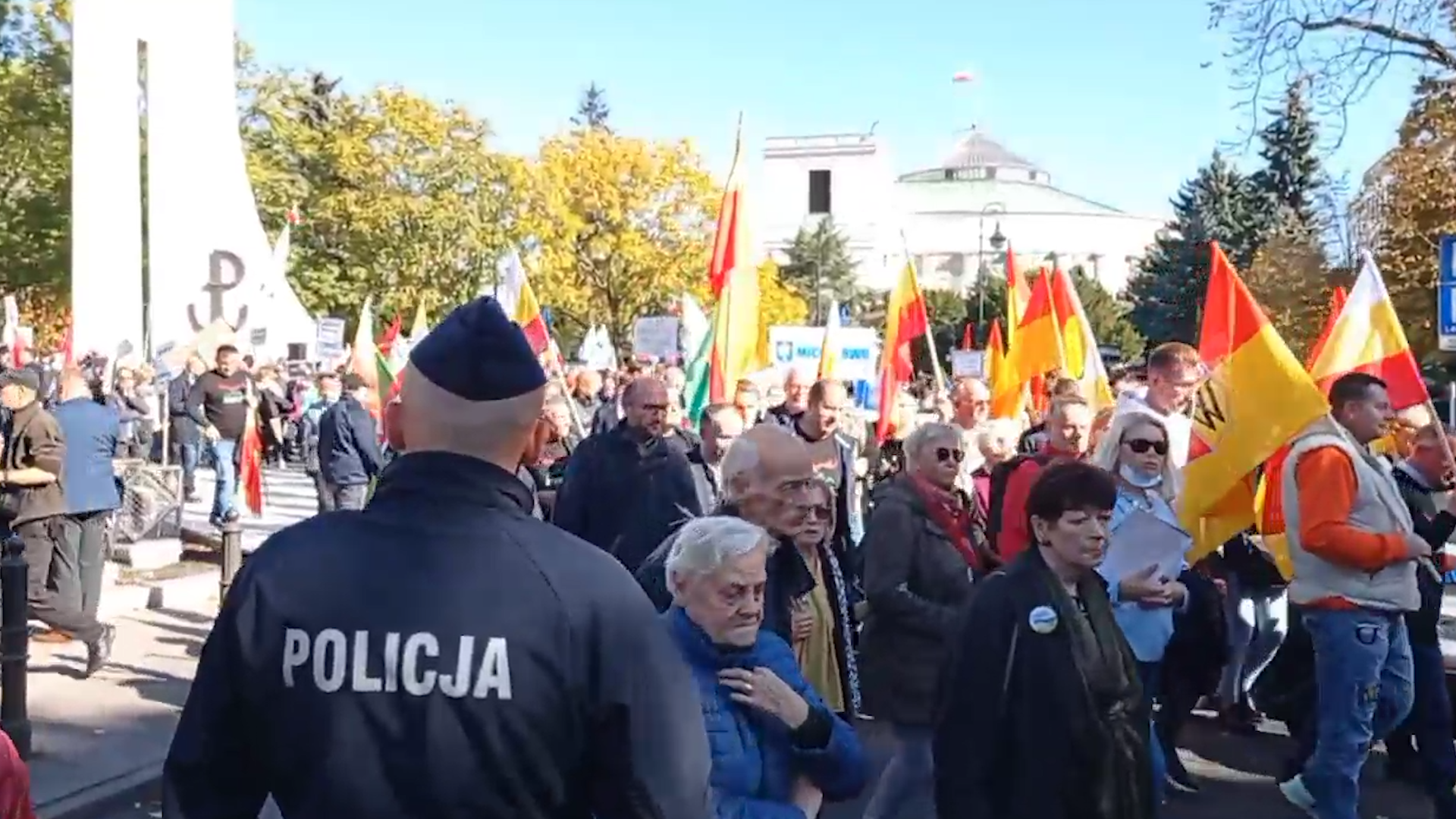  Протесты в Варшаве против роста цен на электроэнергию - РИА Новости, 1920, 07.10.2022