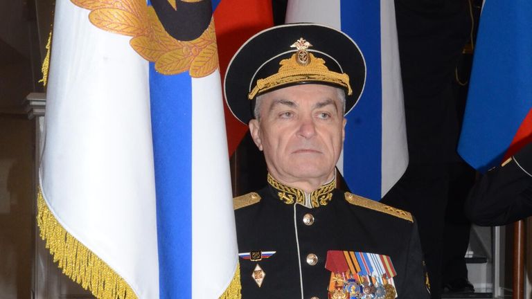 Командующий Черноморским флотом вице-адмирал Виктор Соколов Командующий Черноморским флотом вице-адмирал Виктор Соколов