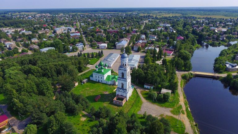 Вид на город Пошехонье Вид на город Пошехонье