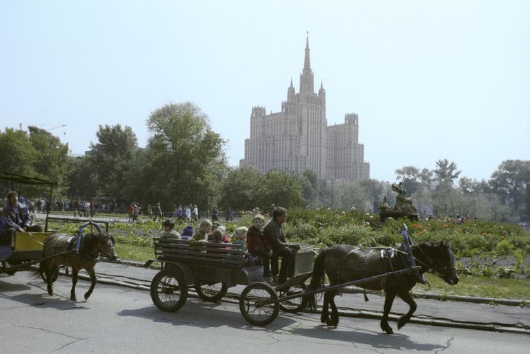Круг катания на пони в Московском зоопарке Круг катания на пони в Московском зоопарке