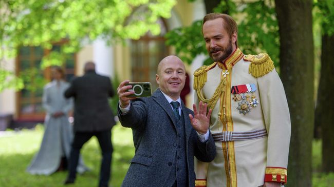 На съемках сериала Азазель На съемках сериала Азазель