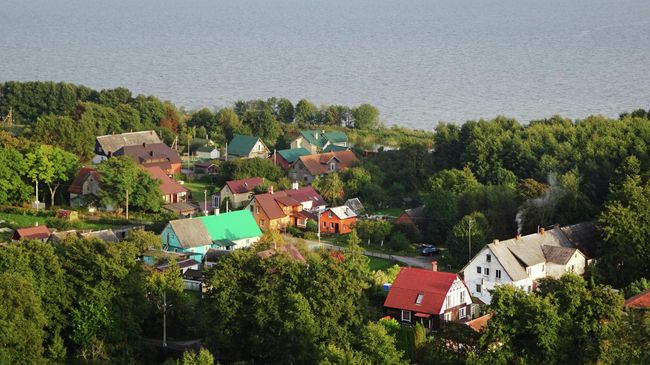 Посёлок Морское на берегу Куршского залива Посёлок Морское на берегу Куршского залива