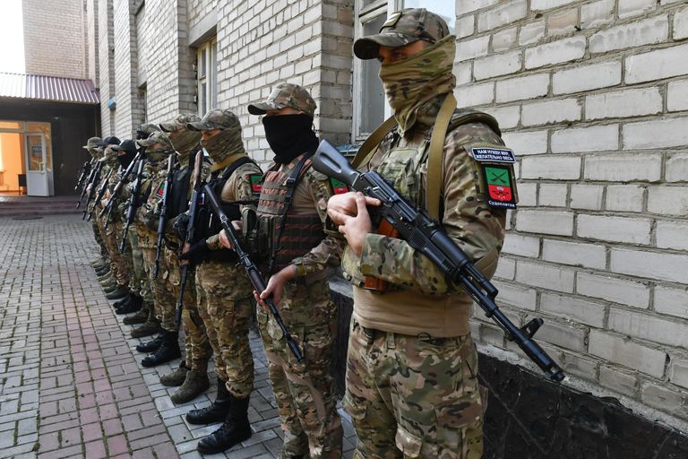 Военнослужащие добровольческого батальона имени Судоплатова в военной части в Запорожской области Военнослужащие добровольческого батальона имени Судоплатова в военной части в Запорожской области