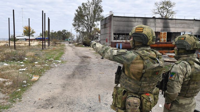 Бойцы Росгвардии в Энергодаре Бойцы Росгвардии в Энергодаре