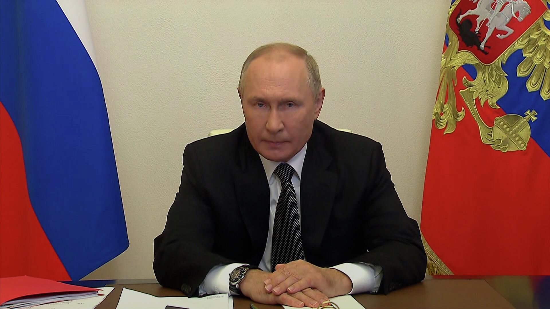 Путин о создании штабов территориальной обороны Путин о создании штабов территориальной обороны - РИА Новости, 1920, 19.10.2022