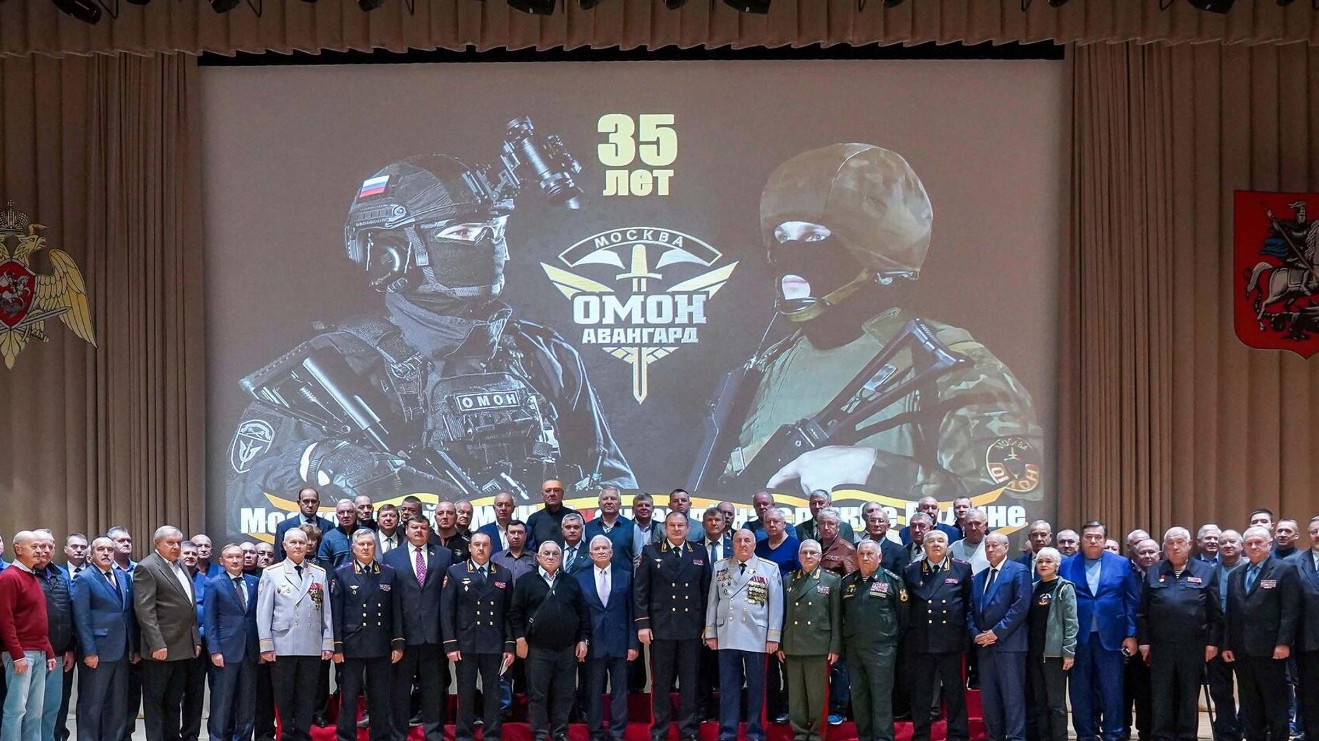 На открытии музея ОМОН Авангард в Москве На открытии музея ОМОН Авангард в Москве - РИА Новости, 1920, 23.10.2022
