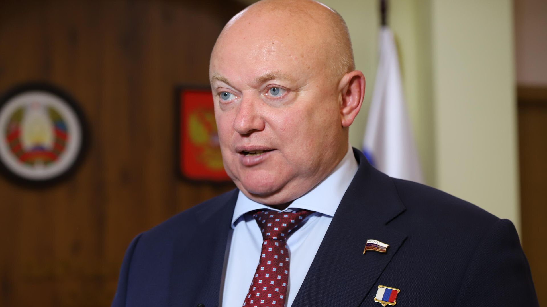 Депутат Парламентского Собрания, первый зампредседателя Комитета Госдумы по обороне Андрей Красов  - РИА Новости, 1920, 26.01.2025
