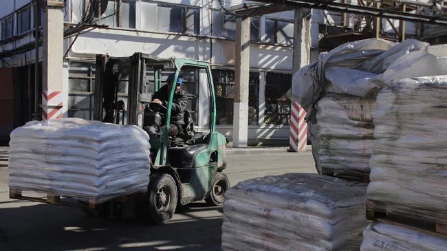 Российский завод по производству удобрений