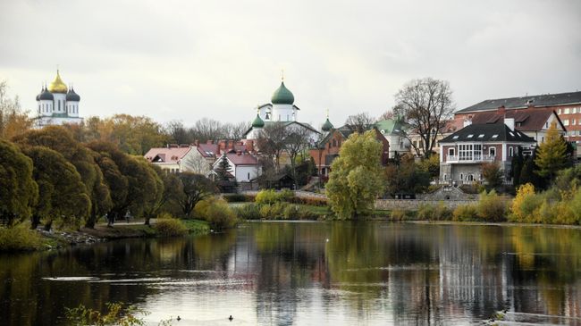 Панорама района Запсковье