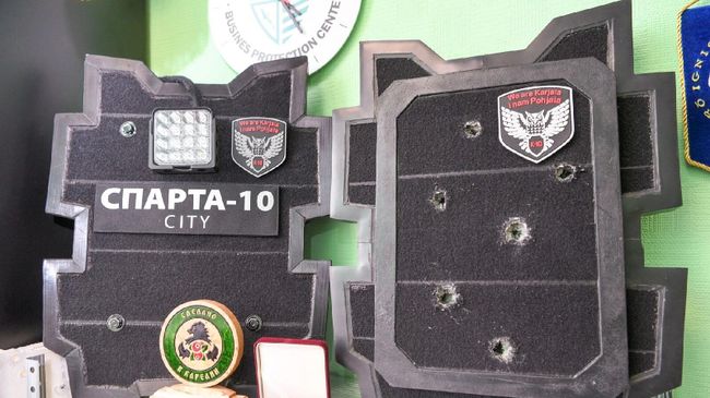 Разработанный компанией Кримтех 10 образец бронежилета