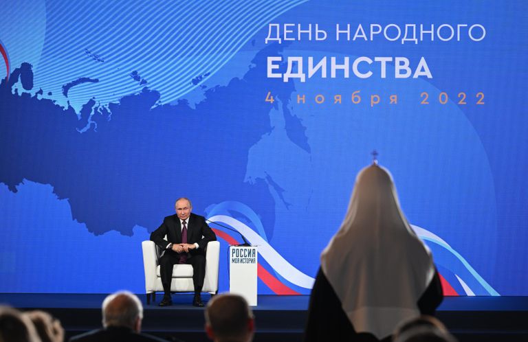 Президент РФ Владимир Путин на встрече с историками и представителями традиционных религий России в рамках мероприятий, посвященных Дню народного единства Президент РФ Владимир Путин на встрече с историками и представителями традиционных религий России в рамках мероприятий, посвященных Дню народного единства
