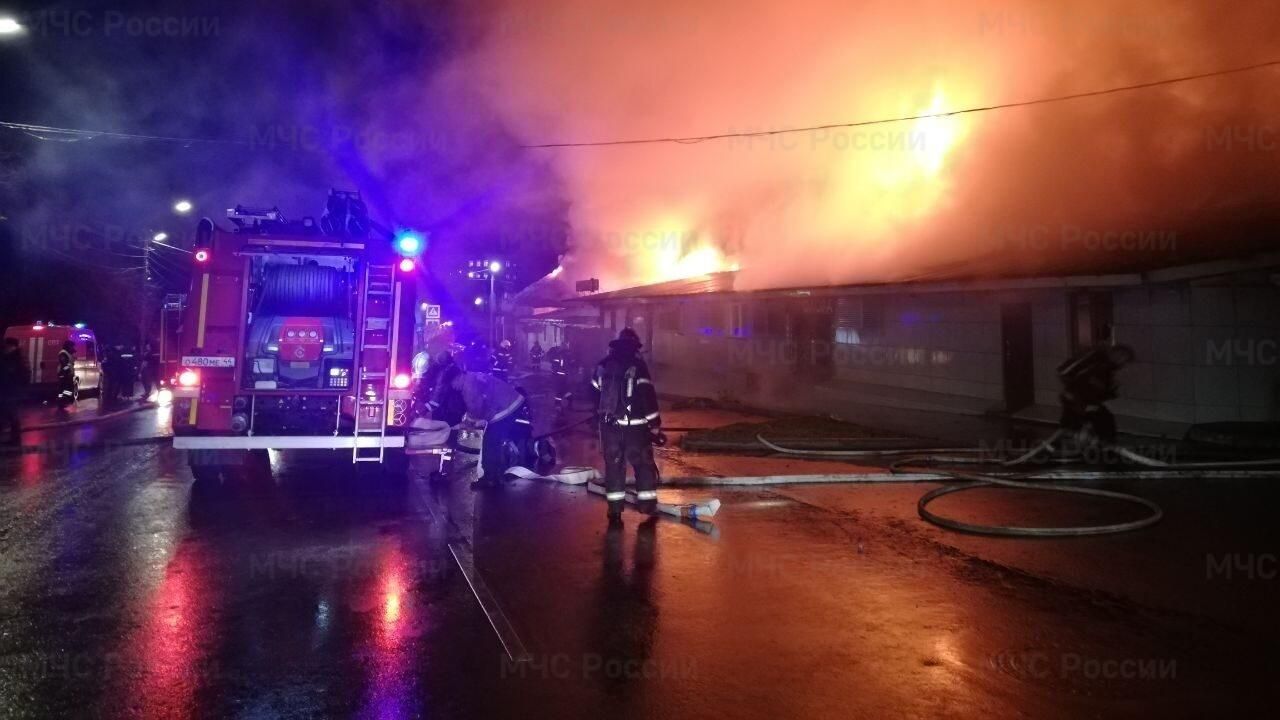 Пожар в кафе Полигон в Костроме Пожар в кафе Полигон в Костроме - РИА Новости, 1920, 05.11.2022