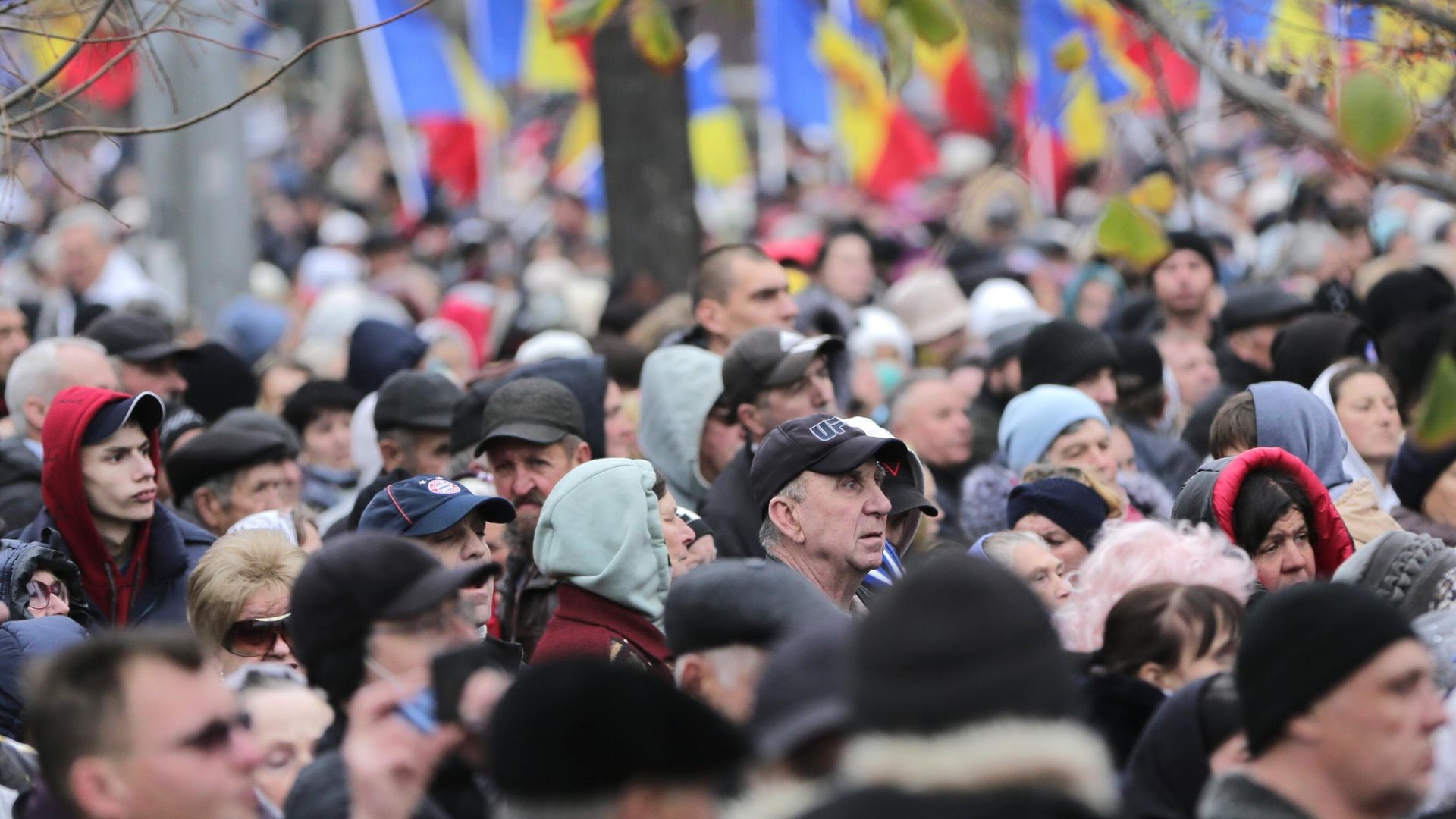 Акция протеста оппозиции в Кишиневе Акция протеста оппозиции в Кишиневе - РИА Новости, 1920, 09.11.2022